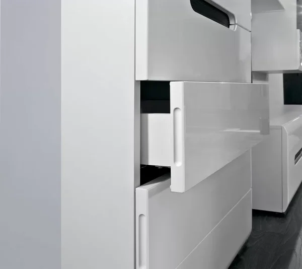 Комод Ацтека KOM5S/10/6 белый глянец