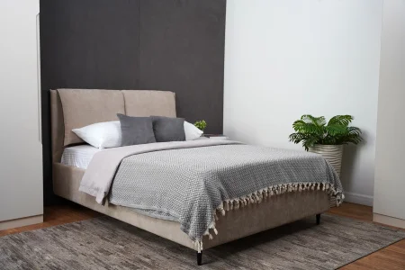 Кровать Венеция 1,6 с подъемным механизмом, бежевый софт