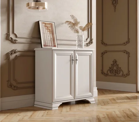 Тумба двухдверная Кентаки KOM2D белый