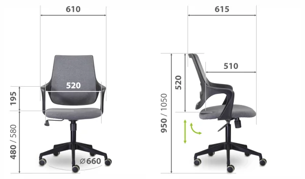 Кресло Ситро М-804 Black
