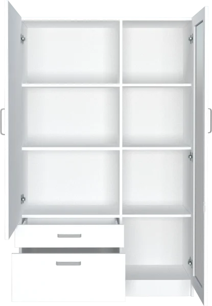 Шкаф 14.10 белый (серия сонома)