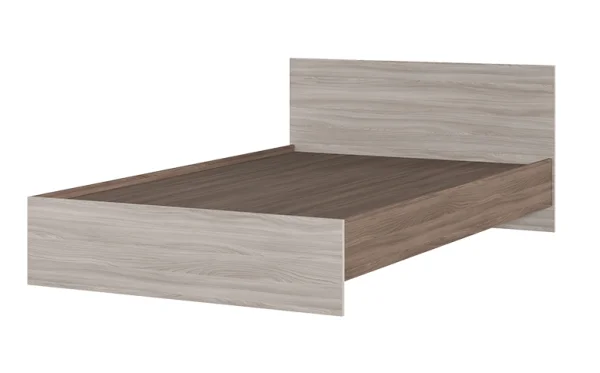 Кровать Бася шимо темный/шимо светлый