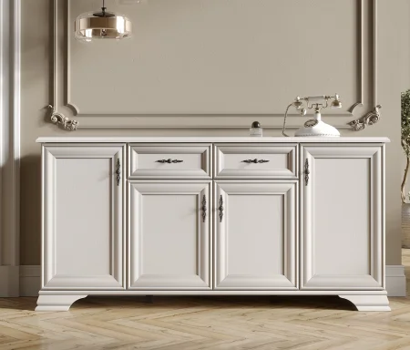 Комод Кентаки KOM4D2S белый