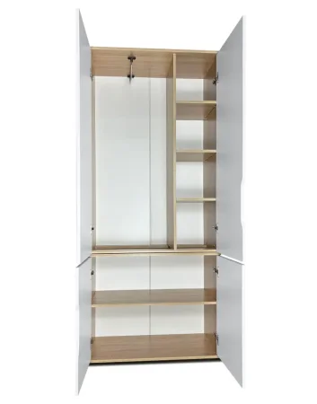 Шкаф для одежды ШК-20 дуб сонома/белый