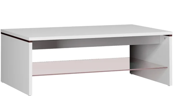 Стол журнальный Ацтека LAW4/11 белый глянец