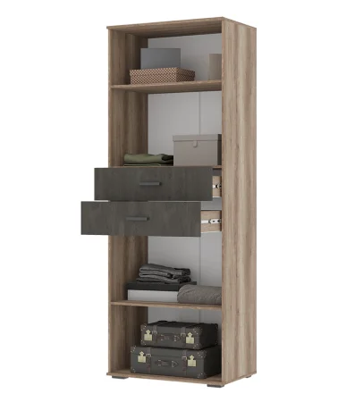 Шкаф Соло-5 (Нельсон ШК-05) дуб каньон/железный камень