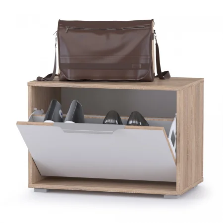 Тумба Куба 13.58 дуб сонома/белый премиум