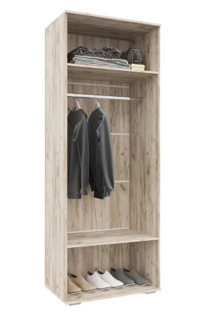 Шкаф Бостон ШК-800 дуб крафт серый/бетонный камень