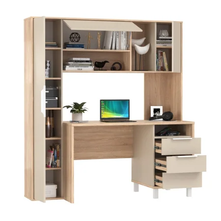 Стол компьютерный Комфорт 12.95 дуб сонома/сатин