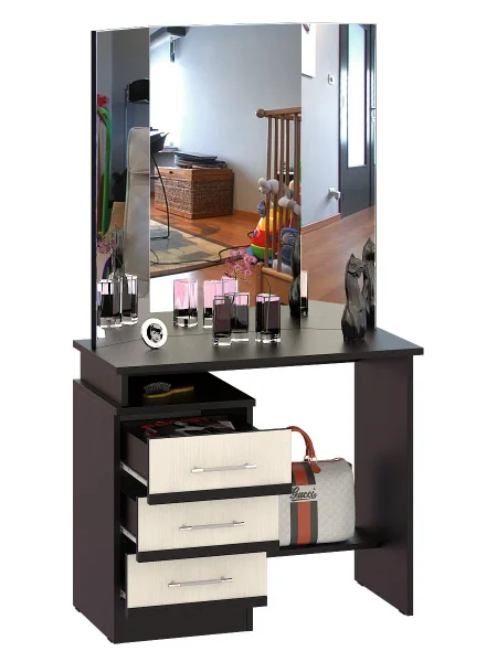 Стол косметический Сакура венге/дуб лоредо