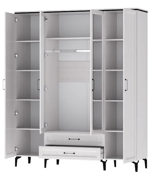 Шкаф Шарм ШК-4 ясень анкор светлый/рамка