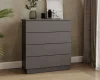 Комод КМ-4 графит серый