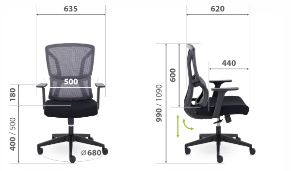 Кресло Номи М-317 черный