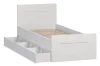 Кровать одинарная Сириус с ящиками 90х200 белый