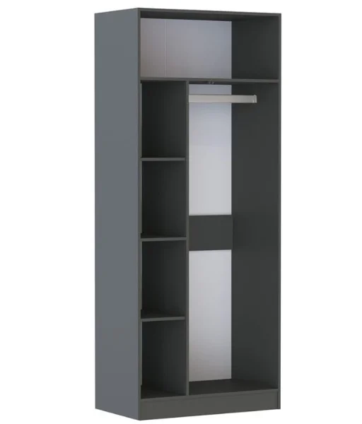 Шкаф универсальный Руэлла графит серый