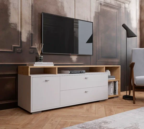 Комод-тумба Ланс К202 белый/дуб бунратти