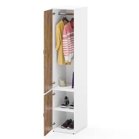 Пенал Лидер-8 МД 23Б белый шагрень/крафт золото