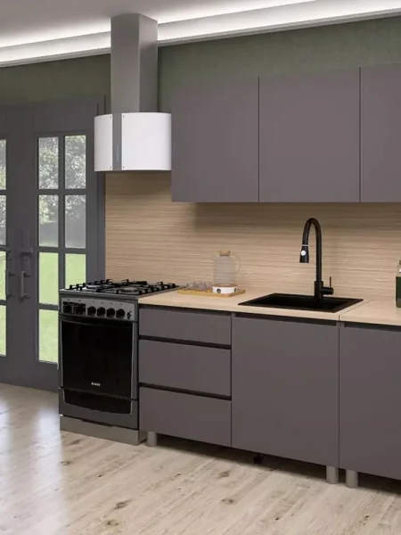 Кухонный гарнитур Денвер 2,0 м графит