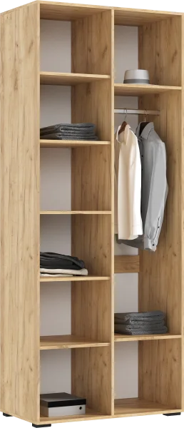 Шкаф 2-х створчатый Ирис 900 браш мени грин/дуб крафт