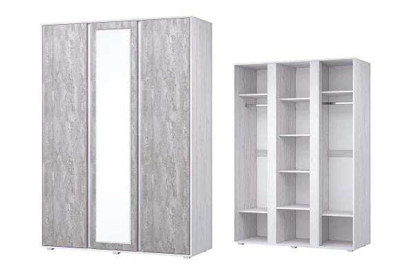 Спальня Бетти анкор светлый/бетонный камень