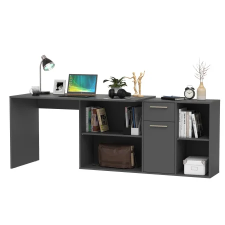 Стол письменный Лайт 03.245.01 тёмно-серый