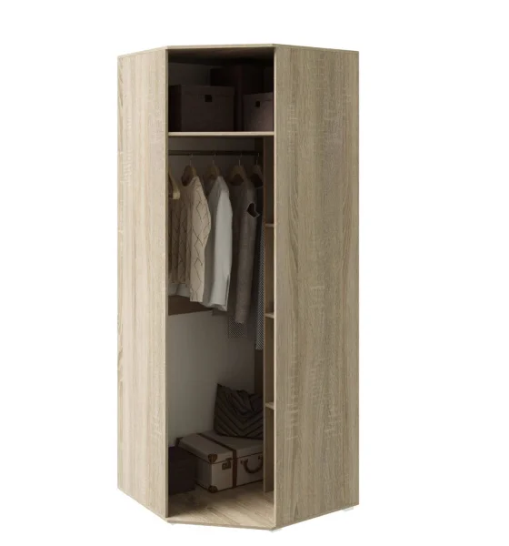 Шкаф угловой Ким дуб сонома/графит