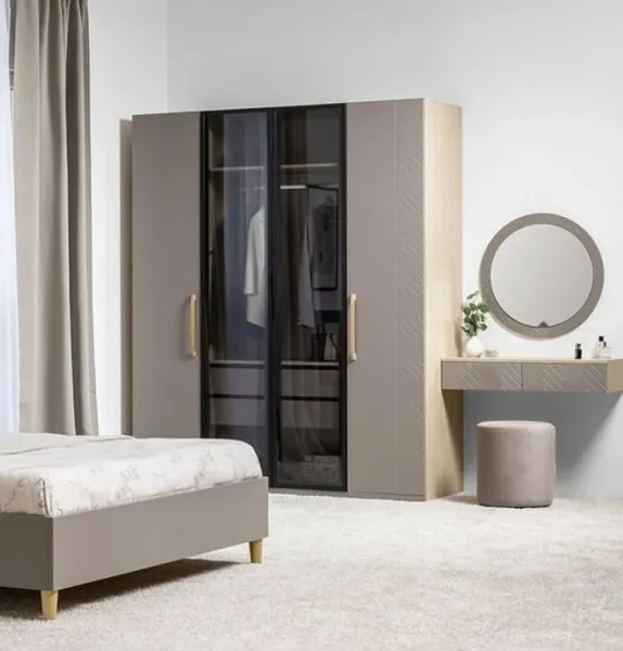 Зеркало круглое Амьен 17.10 веллюто капучино