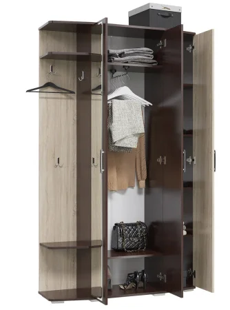 Прихожая 2-3428 Паола венге/дуб сонома