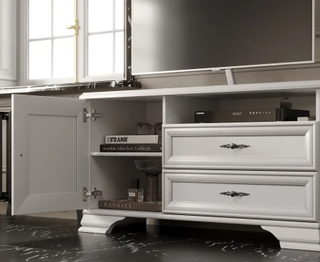 Тумба под телевизор Кентаки RTV 1D2S белый