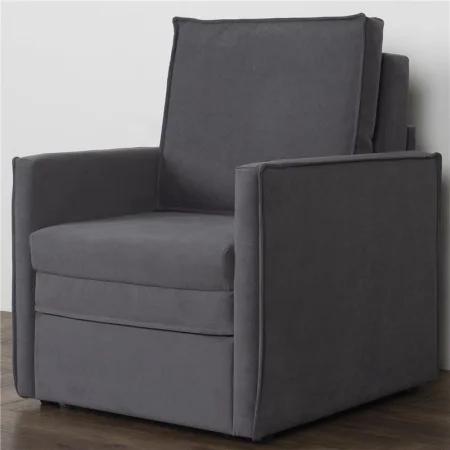 Кресло-кровать Куба 600 темно-серый (велюр Confetti №21)