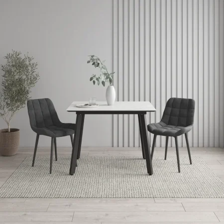 Стол керамический Граф 1000х800 белый