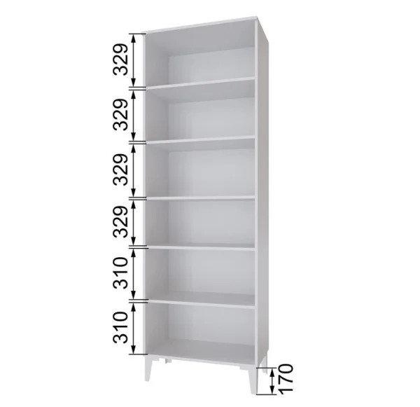 Пенал открытый Толедо ТШ-2 белый