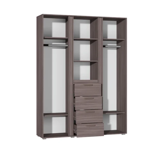 Шкаф Ника 1600 шимо темный/кашемир