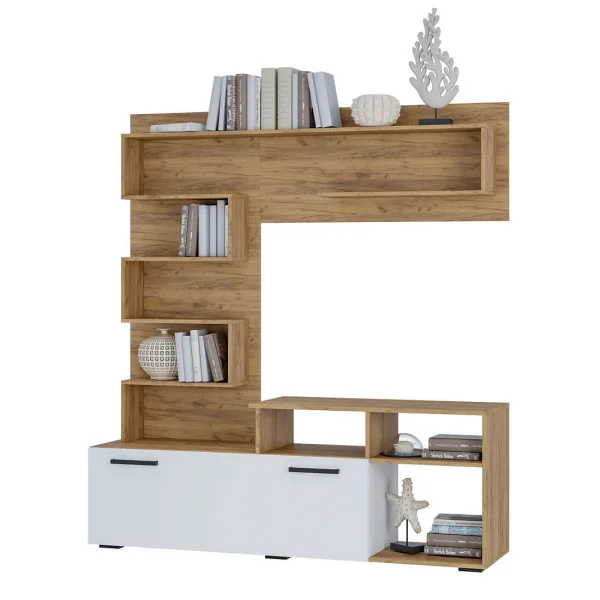 Гостиная Евро крафт/белый