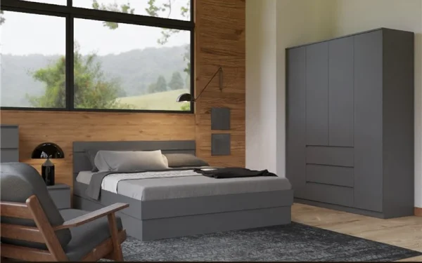 Кровать Челси 1,6 графит