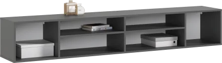 Подвесная тумба ТВ Оскар графит/графит софт