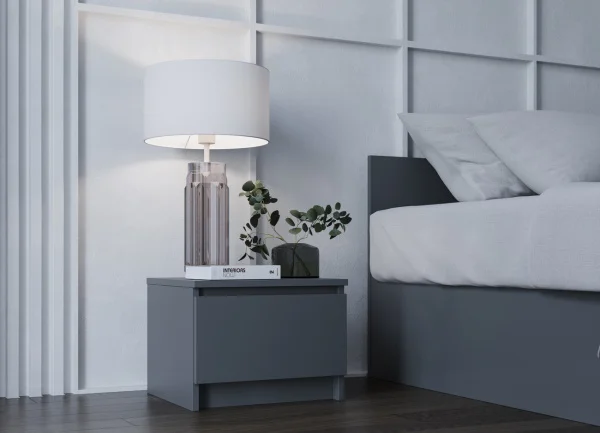 Кровать двуспальная Мори КРМ 1600.1 графит