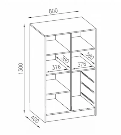 Шкаф комбинированный Вега NEW Girl