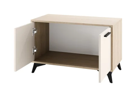 Тумба Ева 800 2С дуб экспрессив/сатин