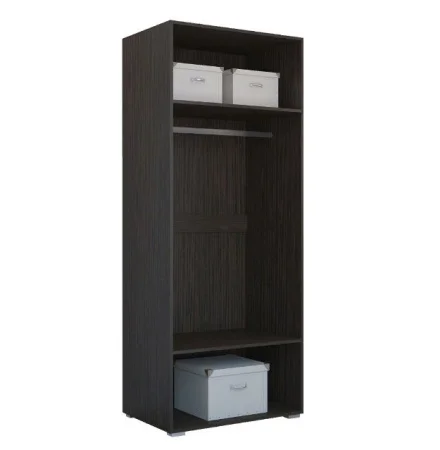 Шкаф Ненси 2-х створчатый венге/белый глянец