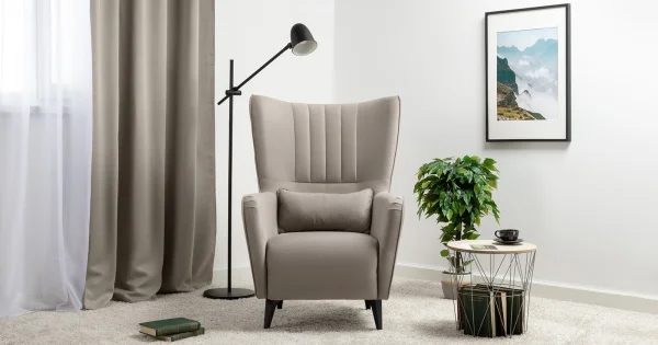 Кресло для отдыха Феличе ТК 531 Велутто 08 светлый кварцевый серый