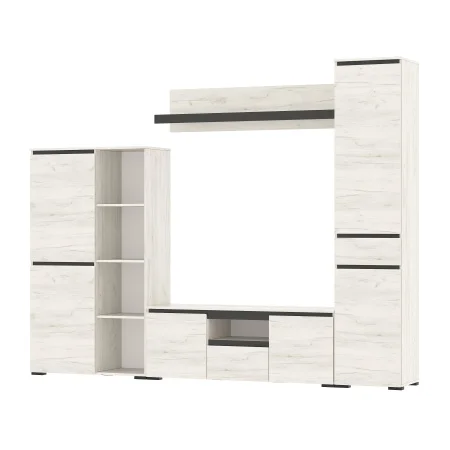 Буфет Гретта 2С дуб крафт белый/антрацит