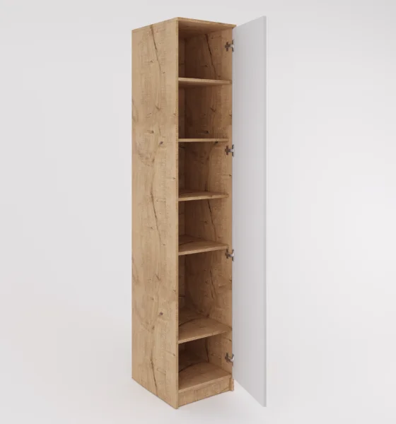 Шкаф Охта Лайт 400 дуб вотан/белый Шкаф Охта Лайт 400 дуб вотан/белый