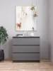 Комод 3 ящика Мори МК 803 графит