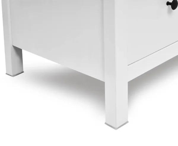 Комод 3 ящика Кымор белый/светло-коричневый