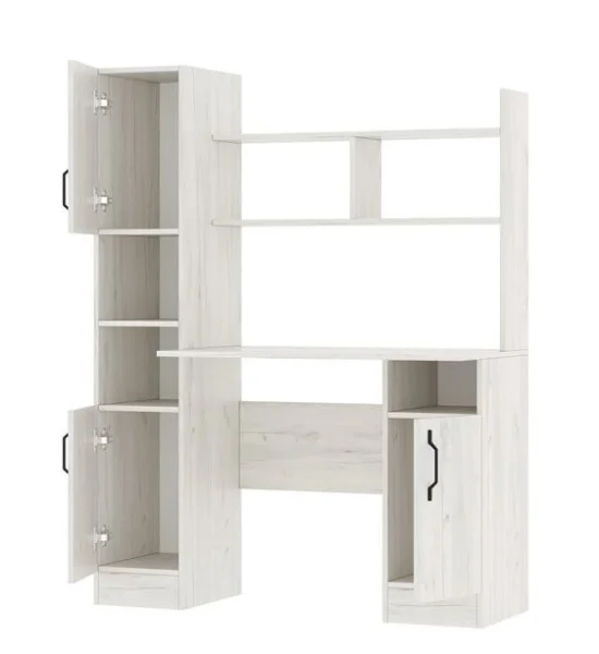 Стол компьютерный ПКС-6 дуб крафт белый