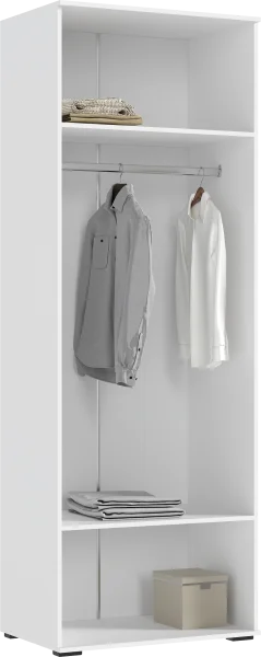 Модульная прихожая Норд белый/белый глянец