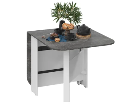 Стол-книжка Т1 белый/ателье темный