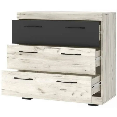 Комод Соната КС-900 дуб крафт белый/антрацит