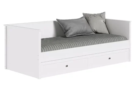 Кровать Ева (Хельга) LOZ90 белый